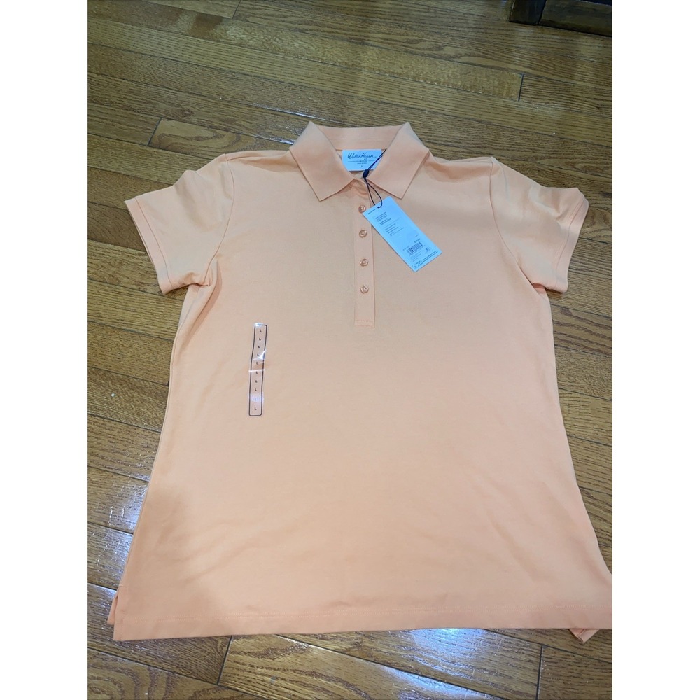 Walter Hagen Women's Clubhouse CLASSIC GOLF POLO Fresh Orange Large